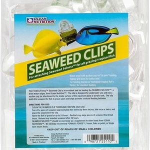 Ocean Nutrition Bulk Tub Feeder Seaweed Clip 36 Pack Fish Food Aquarium Clips